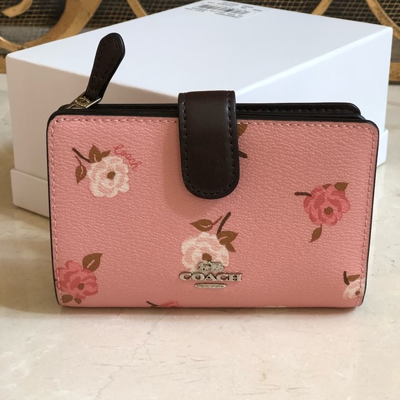 3pcs Coach Peony reversible Tote&wristlet&wallet - Picture 7 of 8